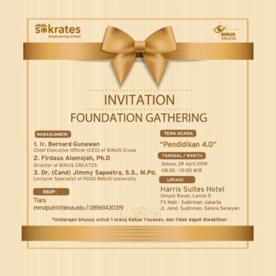 INVITATION ONLY: Foundation Gathering