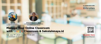 Manage Your Online Classroom with Google Classroom & Sekolahmaya.id