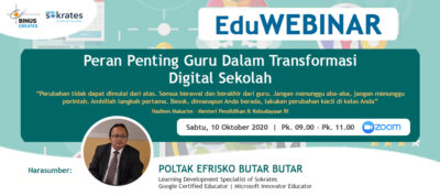 EduWEBINAR: Peran Penting Guru Dalam Transformasi Digital Sekolah