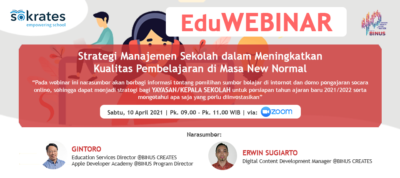 EduWebinar: Strategi Manajemen Sekolah dalam Meningkatkan Kualitas Pembelajaran di Masa New Normal