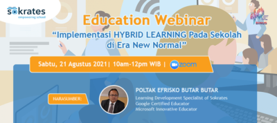 EduWebinar: Implementasi HYBRID LEARNING Pada Sekolah di Era New Normal