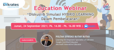EduWebinar: Diskusi & Simulasi HYBRID LEARNING Dalam Pembelajaran