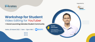 Workshop for Student: Video Editing for YouTuber