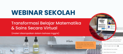 Webinar: Transformasi Belajar Matematika  & Sains Secara Virtual